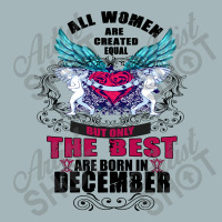 December All Women Are Created Equal But Only The Best Are Born In Unisex Sherpa-lined Denim Jacket | Artistshot