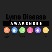 Lyme Disease - Disability Awareness Symptoms 3/4 Sleeve Shirt | Artistshot