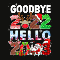 Goodbye 2022 Hello 2023 Cute Christmas Scorecard Crop Tee | Artistshot