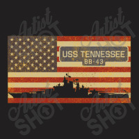 Uss Tennessee Bb 43 Dreadnought Battleship Gift T-shirt | Artistshot