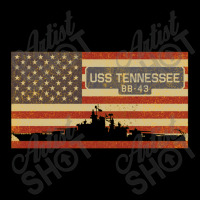 Uss Tennessee Bb 43 Dreadnought Battleship Gift Fleece Short | Artistshot