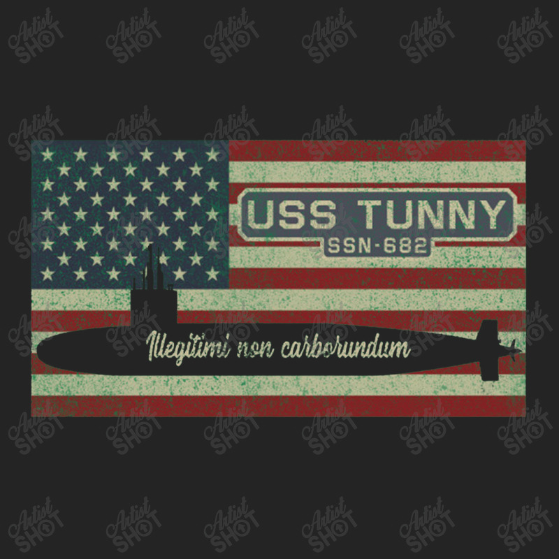 Uss Tunny Ssn 682 Sturgeon Class Nuclear Attack Submarine Vintage 3/4 Sleeve Shirt | Artistshot