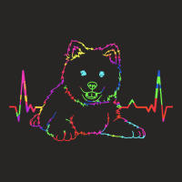 Lapphund Puppy T  Shirt Finnish Lapphund Puppy Heartbeat T  Shirt Ladies Fitted T-shirt | Artistshot