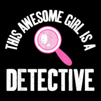 Awesome Girl Is A Private Detective Investigator Graphic T Shirt Graphic Youth T-shirt | Artistshot