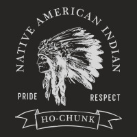 Ho Chunk Tribe Native American Indian Pride Respect Darker Ladies Fitted T-shirt | Artistshot