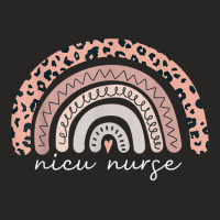 Nicu Nurse Neonatal Nurse Labor And Delivery Leopard Rainbow T Shirt Ladies Fitted T-shirt | Artistshot