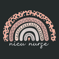 Nicu Nurse Neonatal Nurse Labor And Delivery Leopard Rainbow T Shirt Women's Triblend Scoop T-shirt | Artistshot