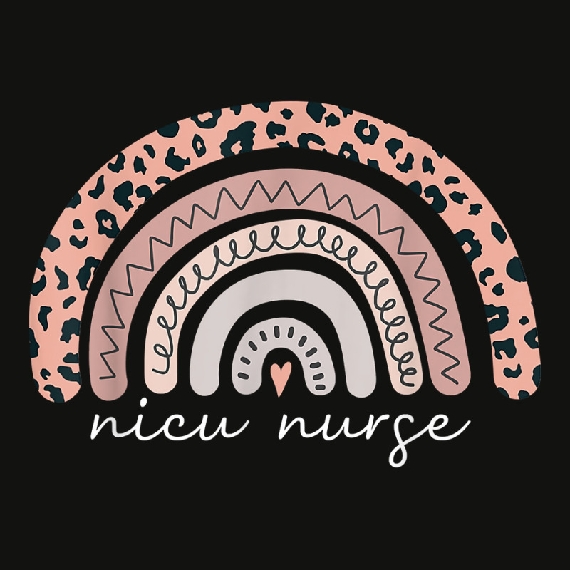 Nicu Nurse Neonatal Nurse Labor And Delivery Leopard Rainbow T Shirt Scorecard Crop Tee by tamkyfashions | Artistshot