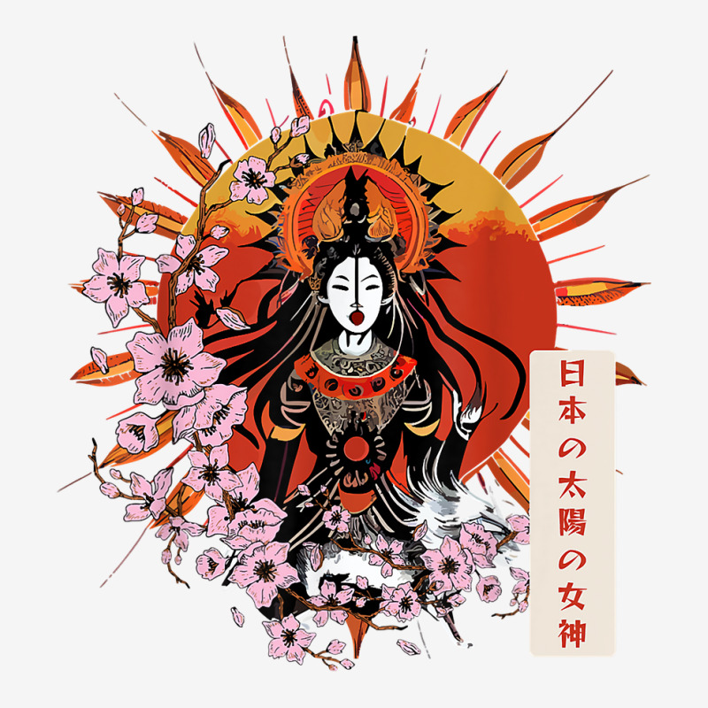 Amaterasu Omikami Sakura Blossom Japanese Sun Goddess T Shirt Adjustable Cap | Artistshot