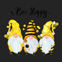 Bee Happy Bee Gnome Spring 3/4 Sleeve Shirt | Artistshot