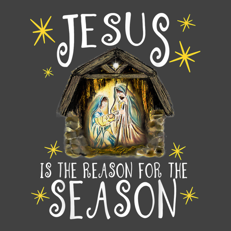 Christmas Nativity Jesus Is The Reason For The Season Manger T Shirt Vintage T-Shirt by lavenakf44f | Artistshot