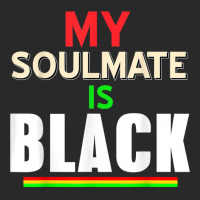 Cool Retro My Soulmate Is Black T Shirt Present T Shirt Printed Hat | Artistshot