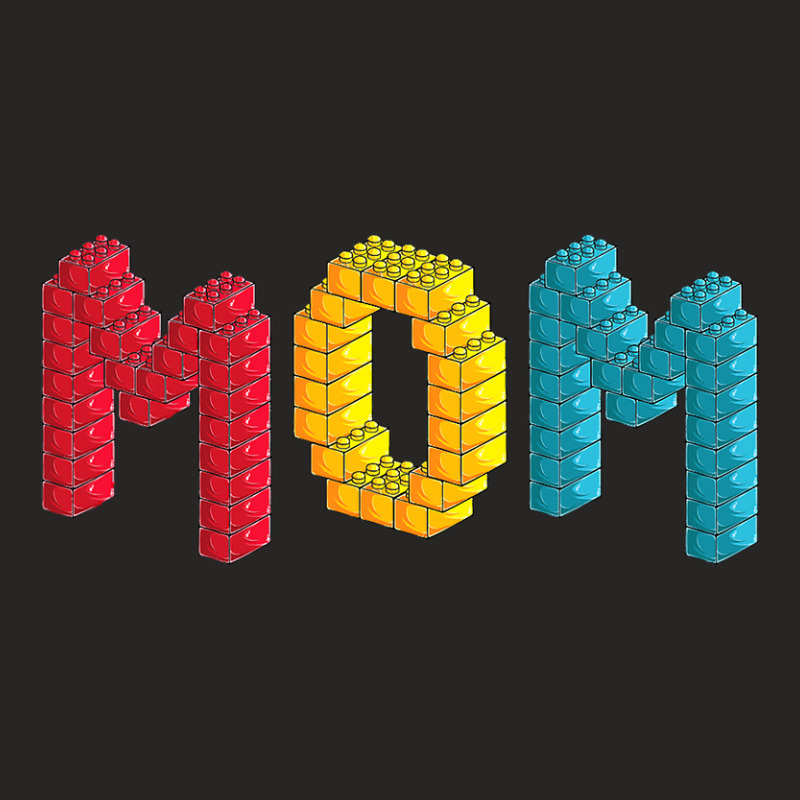 Mom Master Builder Building Bricks Blocks Family Set Parents Ladies Fitted T-Shirt by AlejandroArtist | Artistshot