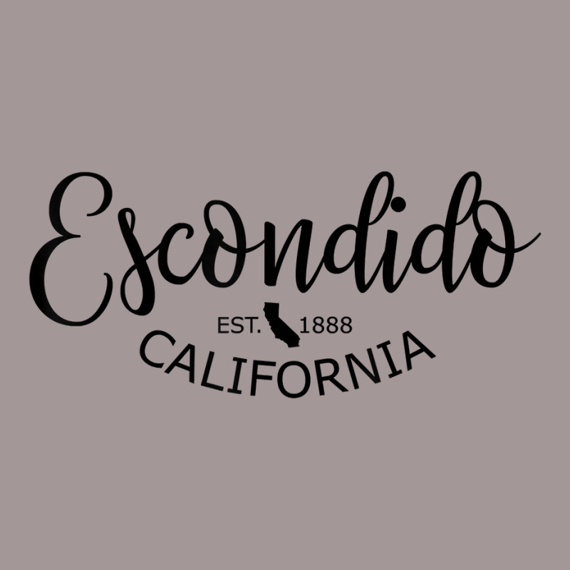 Escondido California State Map Escondido Ca Us City T Shirt Vintage Short | Artistshot