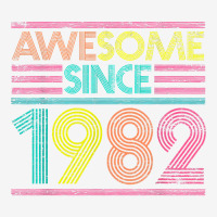 Awesome Since 1982 40th Birthday Gifts 40 Years Old Adjustable Cap | Artistshot