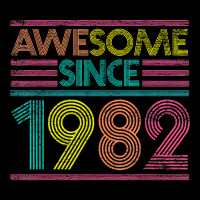 Awesome Since 1982 40th Birthday Gifts 40 Years Old Fleece Short | Artistshot