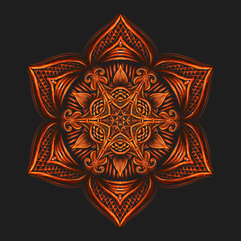 Mandala Copper Classic T-shirt | Artistshot