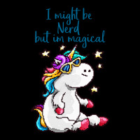 Nerd And Magical Unicorn Baby Tee | Artistshot