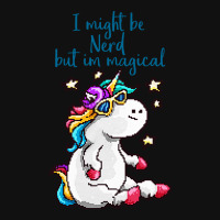 Nerd And Magical Unicorn Baby Beanies | Artistshot