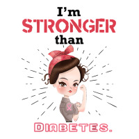 Diabetic Type 1 2 Awareness I'm Stronger Than Diabetes Gift T Shirt Youth Hoodie | Artistshot