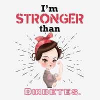 Diabetic Type 1 2 Awareness I'm Stronger Than Diabetes Gift T Shirt Youth 3/4 Sleeve | Artistshot