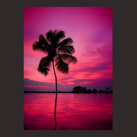 Palm Tree At A Sunset Racerback Tank | Artistshot