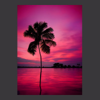 Palm Tree At A Sunset Ladies Curvy T-shirt | Artistshot