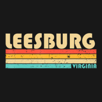 Leesburg Va Virginia City Home Roots Retro 70s 80s Flannel Shirt | Artistshot