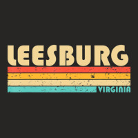 Leesburg Va Virginia City Home Roots Retro 70s 80s Ladies Fitted T-shirt | Artistshot