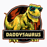 Daddysaurus Fathers Day T Rex Dinosaur Daddy Saurus Men T-shirt | Artistshot