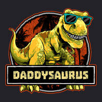 Daddysaurus Fathers Day T Rex Dinosaur Daddy Saurus Men Unisex Sherpa-lined Denim Jacket | Artistshot