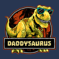 Daddysaurus Fathers Day T Rex Dinosaur Daddy Saurus Men Men Denim Jacket | Artistshot