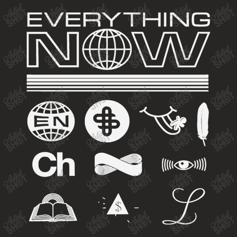 Arcade Fire   Everything Now Ladies Fitted T-Shirt by indah-shop | Artistshot