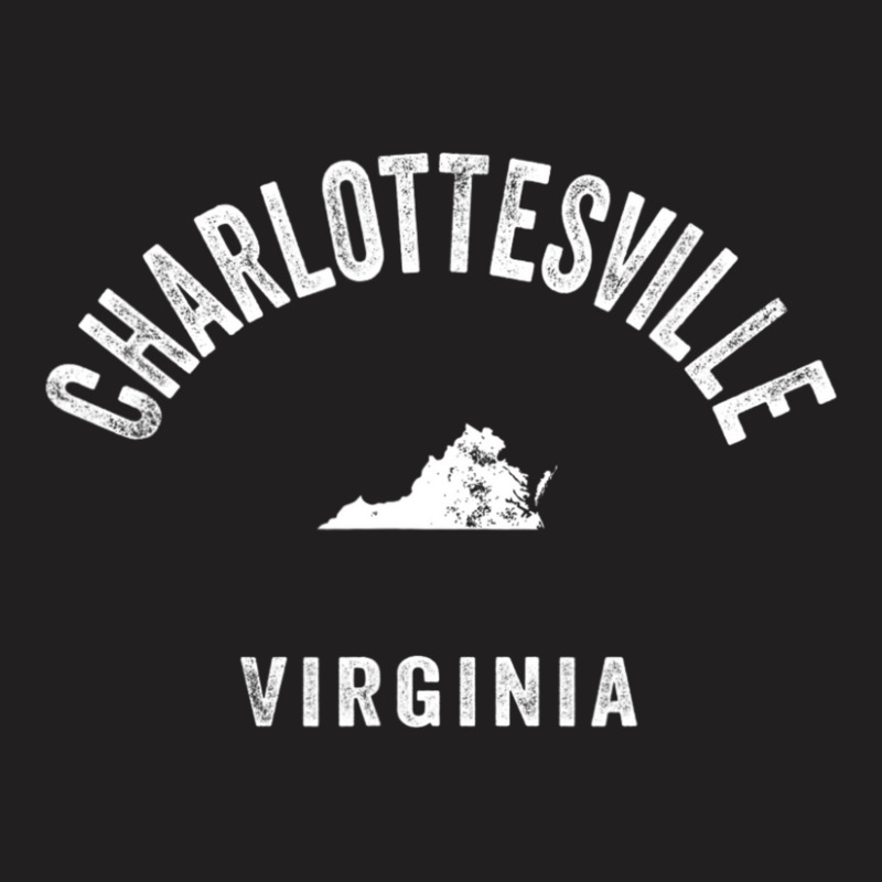 Charlottesville Virginia Va Vintage 70s Athletic Sports T-shirt | Artistshot