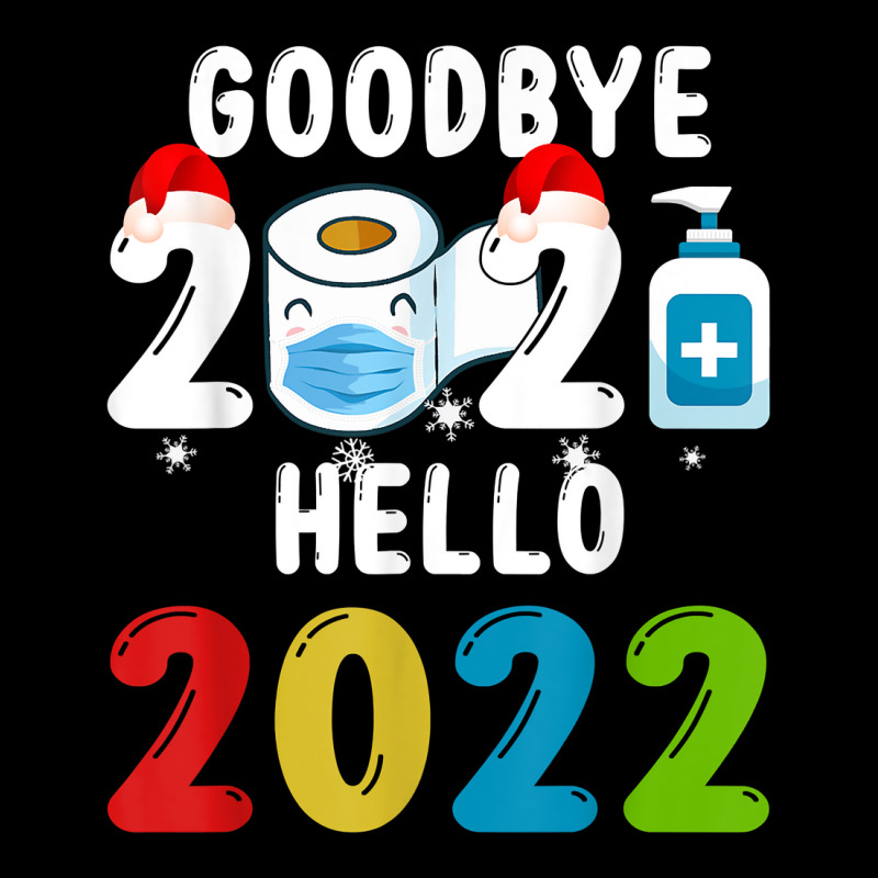 Goodbye 2021 Hello 2022 Santa Hat Mask Syringe New Year Eve T Shirt Pocket T-shirt | Artistshot