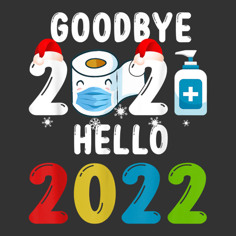 Goodbye 2021 Hello 2022 Santa Hat Mask Syringe New Year Eve T Shirt Baby Bodysuit | Artistshot