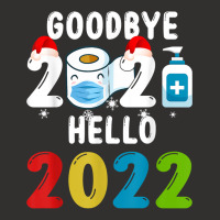 Goodbye 2021 Hello 2022 Santa Hat Mask Syringe New Year Eve T Shirt Champion Hoodie | Artistshot