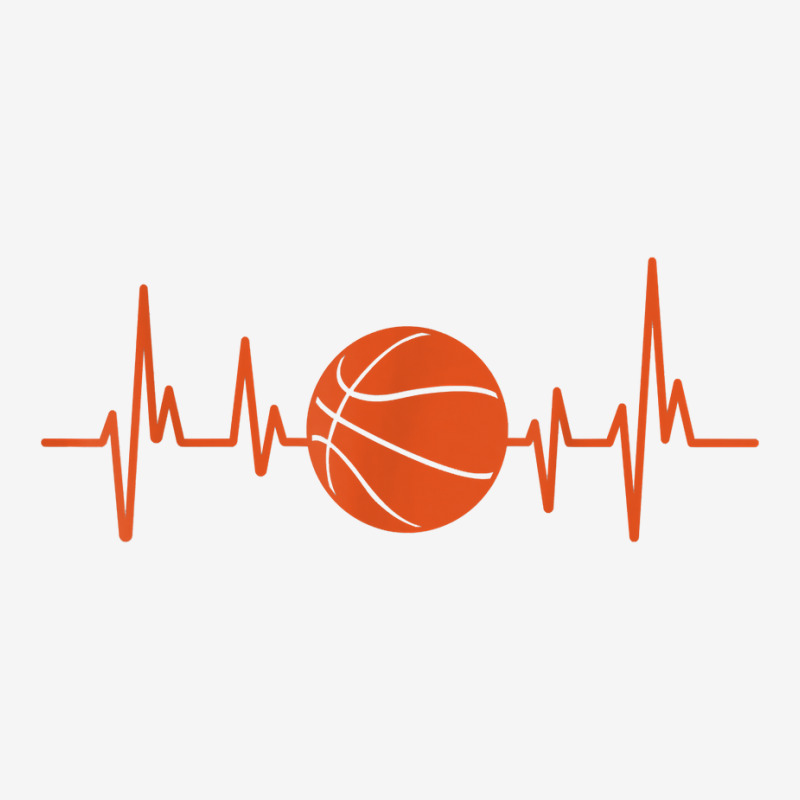 Bball Tshirt Heartbeat Basketball Tshirt Baby Bibs | Artistshot