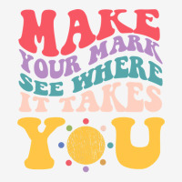 Dot Day  Make Your Mark See Where It Takes You Adjustable Cap | Artistshot