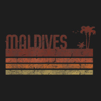 Maldives Vintage 70s 80s Vacation Classic T-shirt | Artistshot