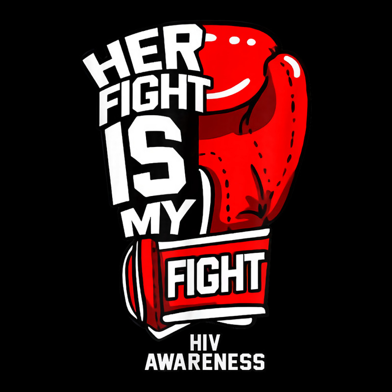 His Fight Is My Fight World Aids Day Hiv Disease Awareness T Shirt Youth Zipper Hoodie by alicakarste3vs | Artistshot