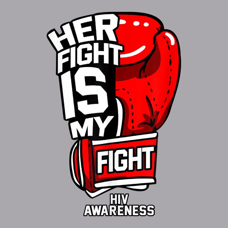 His Fight Is My Fight World Aids Day Hiv Disease Awareness T Shirt Youth 3/4 Sleeve by alicakarste3vs | Artistshot