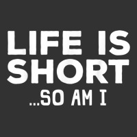 Funny Life Is Short Design For Short People Men Women Petite T Shirt Baby Bodysuit | Artistshot