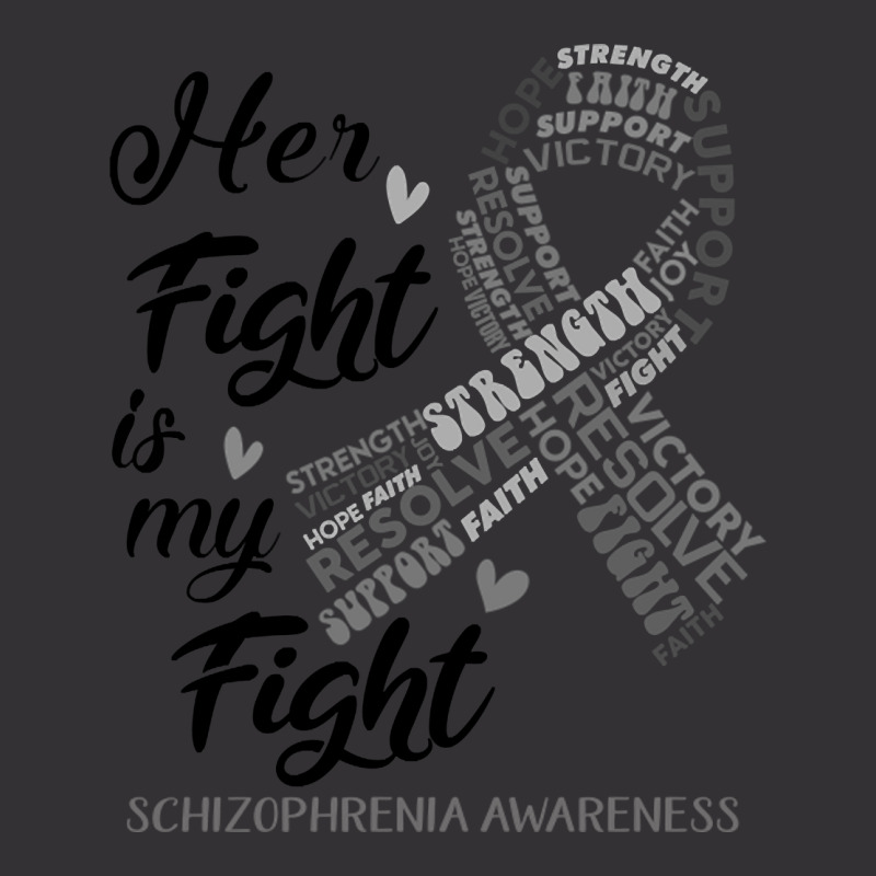 Schizophrenia Awareness Her Fight Is My Fight Vintage Short | Artistshot