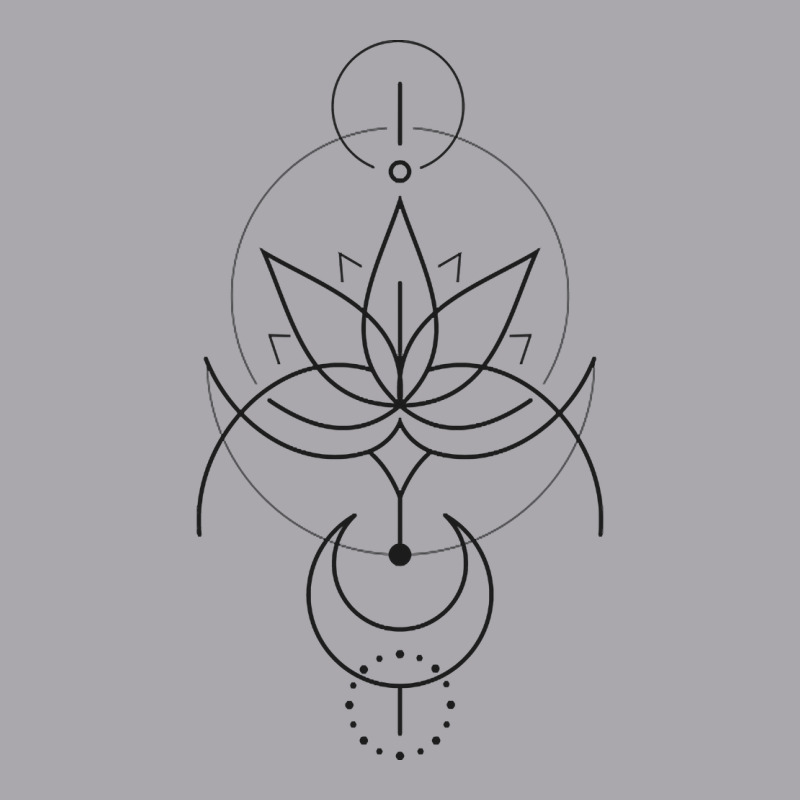 Simple Geometric Lotus Tattoo 2 Youth 3/4 Sleeve | Artistshot