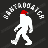 Santaquatch  Funny Tall Santa Costume  For Christmas Ladies Fitted T-shirt | Artistshot