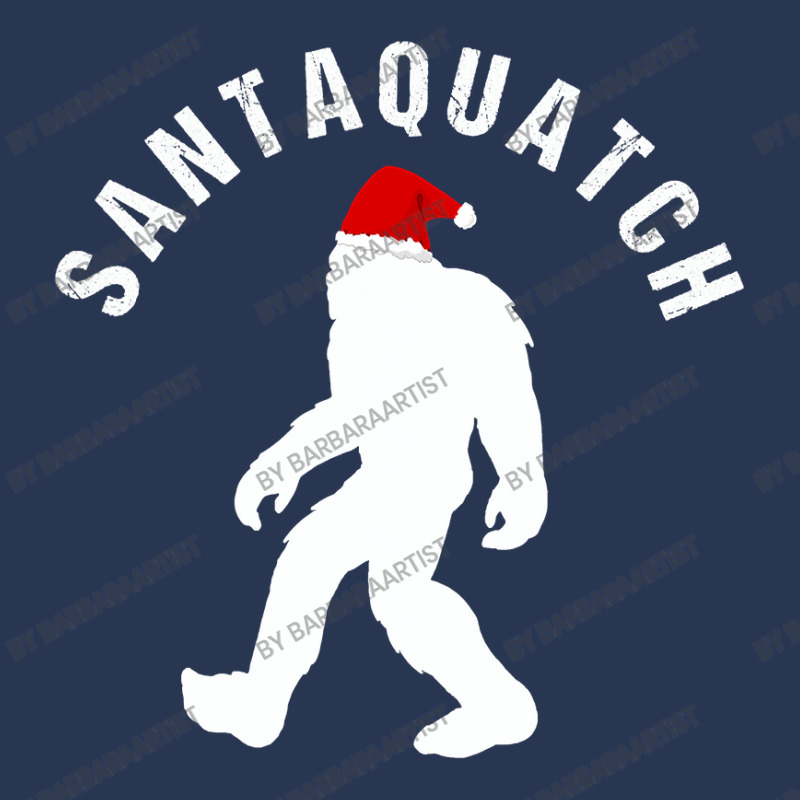 Santaquatch  Funny Tall Santa Costume  For Christmas Ladies Denim Jacket by BarbaraArtist | Artistshot