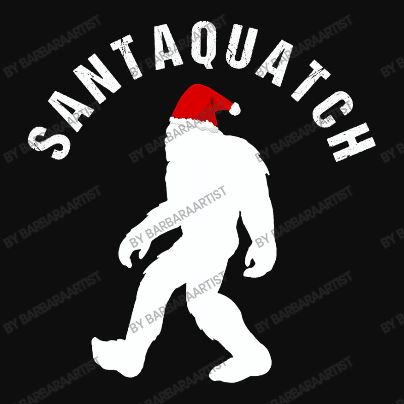 Santaquatch  Funny Tall Santa Costume  For Christmas Crop Top by BarbaraArtist | Artistshot