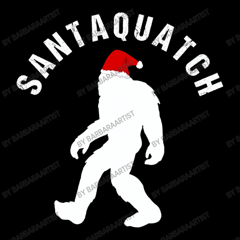 Santaquatch  Funny Tall Santa Costume  For Christmas Cropped Sweater by BarbaraArtist | Artistshot