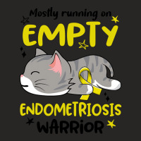 Mostly Running On Empty Endometriosis Warrior (2) Ladies Fitted T-shirt | Artistshot